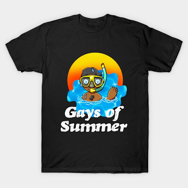 Gays of Summer Going Down T-Shirt by LoveBurty